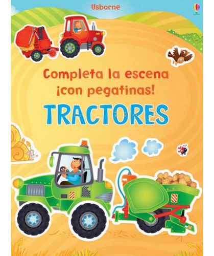 Completa La Escena Con Pegatinas- Tractor Es