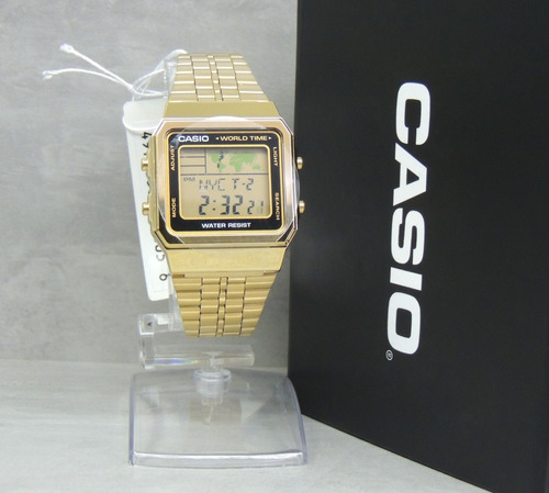 Relógio Casio Vintage Unissex - Mod A500wga-1df Nf/garantia