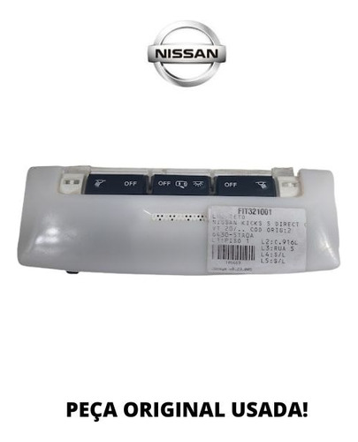 Luz Teto Nissan Kicks S Direct Cvt 2020 - 2023