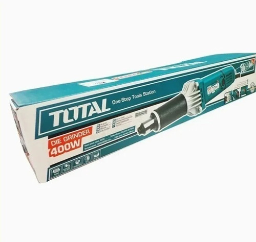 Imagen 3 de 10 de Amoladora recta Total Tools TG504062 de 50 Hz/60 Hz color turquesa 400 W 220 V - 240 V + accesorio