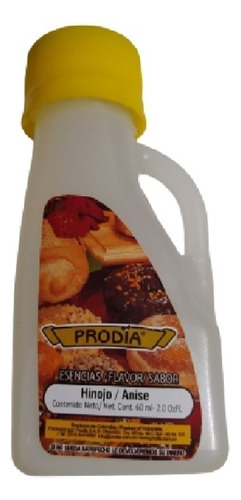 Esencia Prodia Comestible Hinojo X 60ml - mL a $100