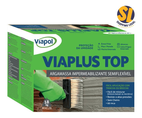 Impermeabilizante Viaplus Top 18kg - Viapol