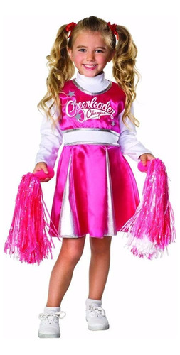 Disfraz Let's Pretend De Cheerleader Camp Para Niñas, S, R.