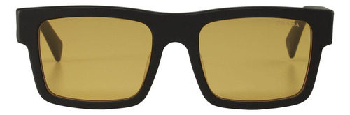 Prada Spr 19ws 1bo-0b7 Square Shape Black Matte Ambar (Usado)