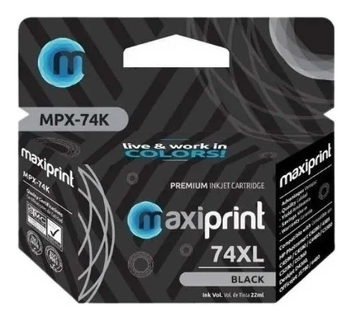 Cartucho Hp 74xl Cb336wn 75xl Cb338wn Generico Maxiprint