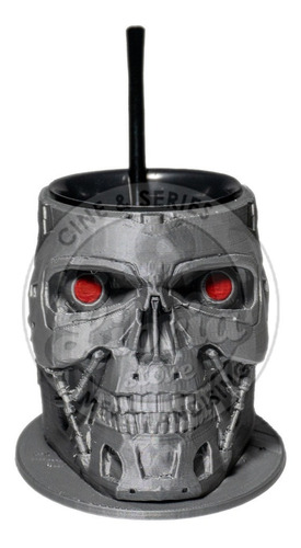 Mate Terminator - Impreso 3d - Con Bombilla