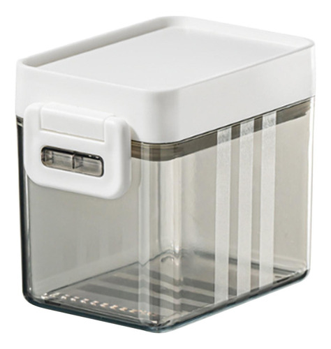 Tapa Hermética Apilable Para El Refrigerador De Gris 300ml