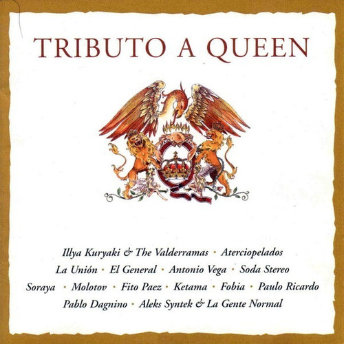 Tributo A Queen Freddy Mercury Soda Stereo Fito Paez Cd Pvl