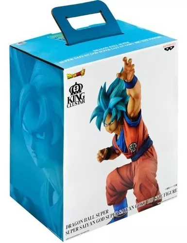 Brinquedo Boneco Action Figure Goku Super Saiyajin Blue Grande