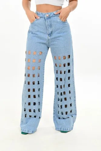 Calça jeans cheap furada
