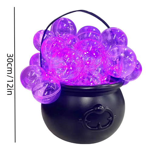 Set De Tarros Con Forma De Bruja N Ornament, Luminosos Tarro