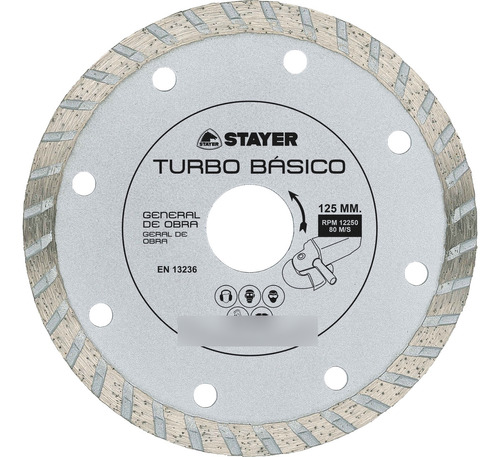 Disco 9  Diamantado Turbo Basico Stayer 230mm