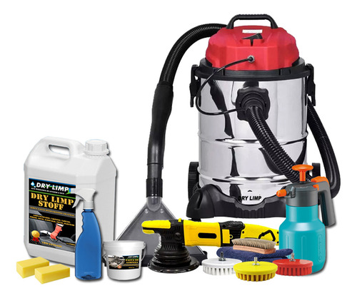 Kit Profissional Limpa A Seco Sofá Extratora E Politriz 127v