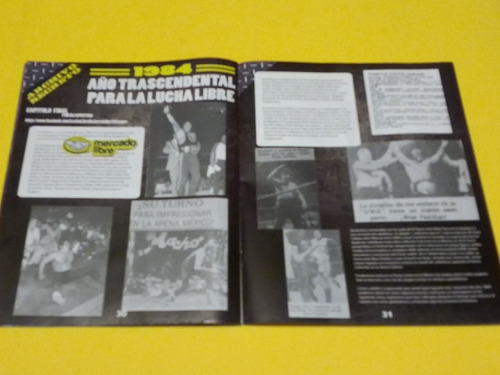 Revista Lucha Libre 1984 Año Trascendental De La Lucha Libre