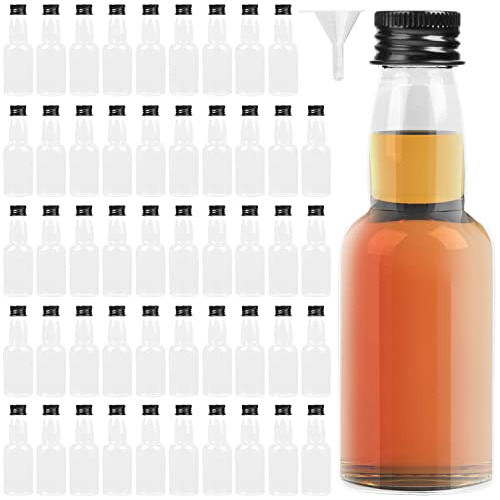 [paquete De 50] Minibotellas De Licor De 75 Ml Y 2,5 Oz...