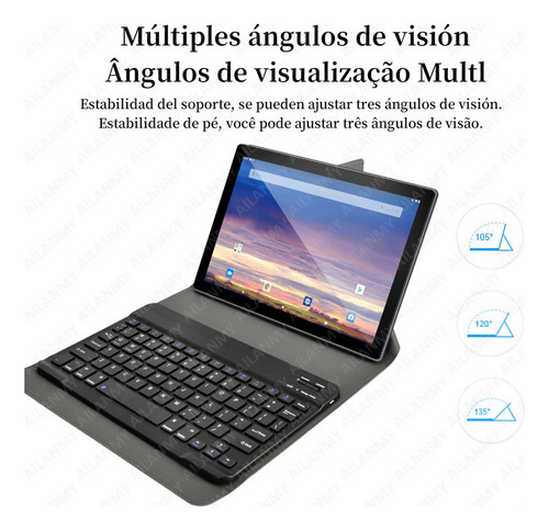 C Funda Con Teclado Y Mouse For Ghia A7 Gtaba7wf 7 Inch