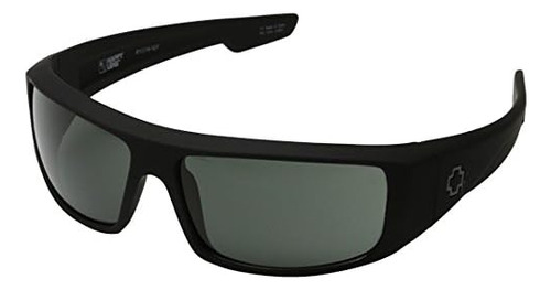 Optic Logan Sunglasses Matte Black W/ Happy Grey Green ...