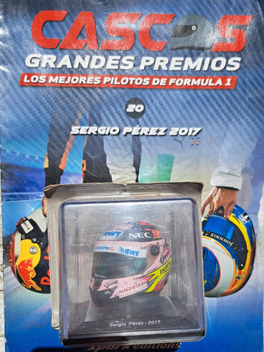 Coleccion Cascos F1 Sergio Perez 2017