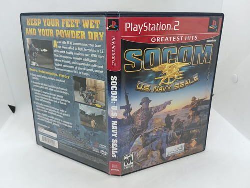 Jogo Socom 1 U.s. Navy Seals Playstation 2 Original Ps2 Mídi (Usado)