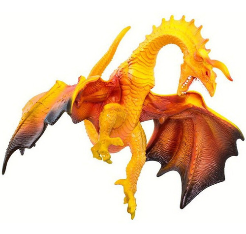 Dragon Lava Realista Muñeco Figura Safari Mitologico Atrix ®