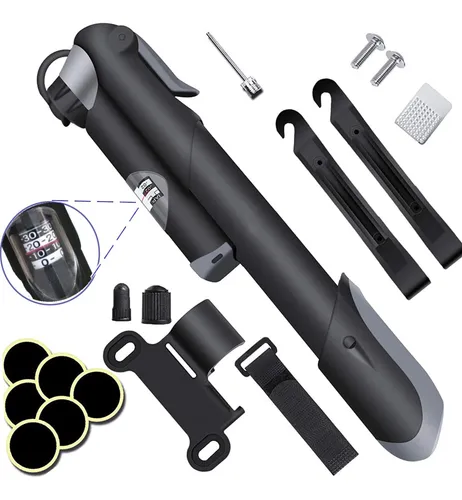 comprar Mini Bombines Portátil Para Bicicleta Con Manómetro 120psi