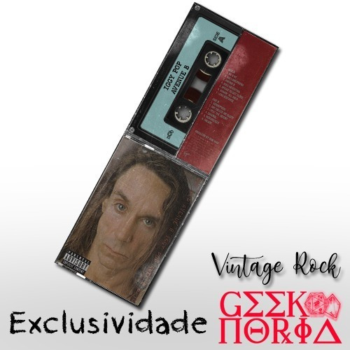 Marcador Magnético Vintage Tape Rock - Iggy Pop