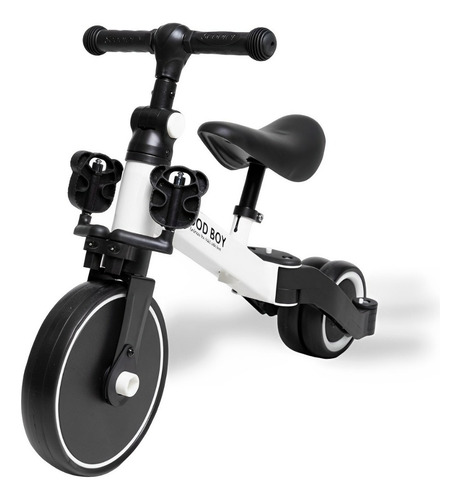Triciclo Correpasillos Multiposiciones 3 En 1 Blanco