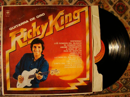 Ricky King Guitarra De Oro 1980 Vinilo Lp Argentina