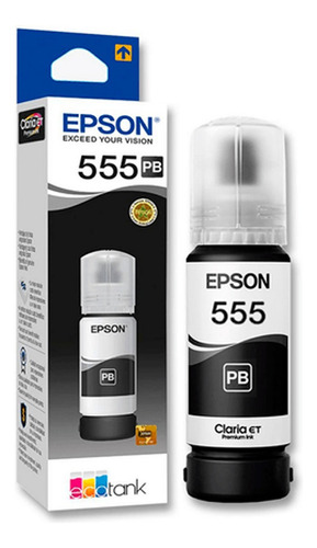 Tinta Epson 555 Negro L8160,l8180 T555120