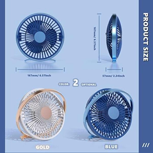 Chchmu Ventilador De Escritorio Usb Mini Ventiladores De Mes