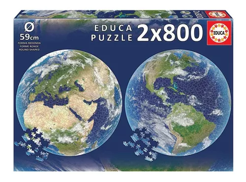 Soledad Pantalones Especializarse Puzzle Rompecabezas 2x800 Planeta Tierra Educa