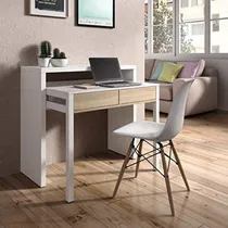Comprar Escritorio Extensible Juvenil Blanco Con Roble