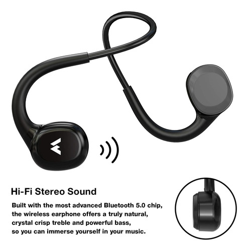 Moing Wireless Bone Conduction Auriculares Bluetooth 5.0 ...