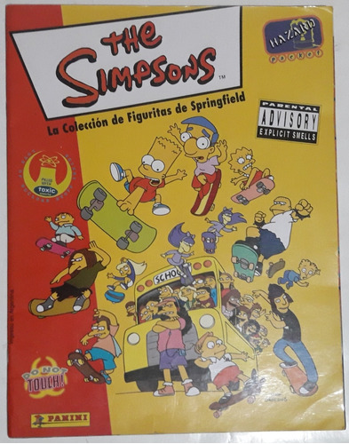 Album Los Simpsons Panini Año 1999 En Buen Estado 