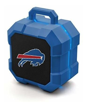 Nfl Buffalo Bills Shockbox Led Wireless Bluetooth Speak...