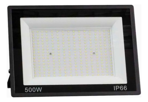 Refletor Led 500w Branco Frio Ip66 Cor da carcaça Preto Cor da luz Branco-frio 110V/220V