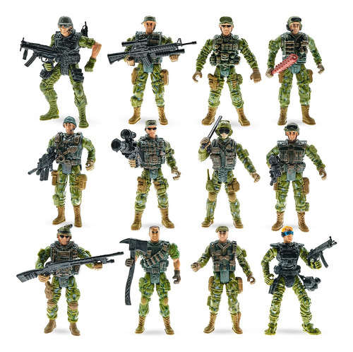 Figuras De Accion De Soldados Del Ejercito Para Hombres, Jue