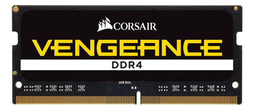 Memoria RAM Vengeance gamer color negro 32GB 1 Corsair CMSX32GX4M1A2666C18