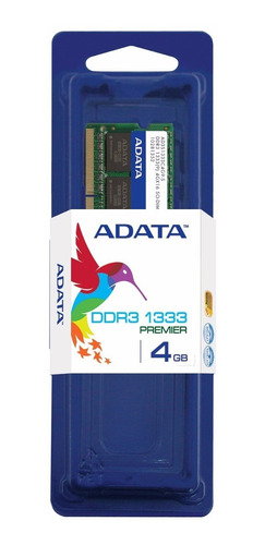 Adata Memoria Ram Para Laptop Ddr3 4gb 1333mhz