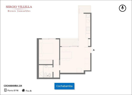 Imagen 2 de 5 de Cochabamba 154 - Departamento De Un Dormitorio En Venta - Rosario