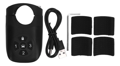 Luz Trasera Antirrobo Con Timbre Para Bicicleta, 105 Db, 15