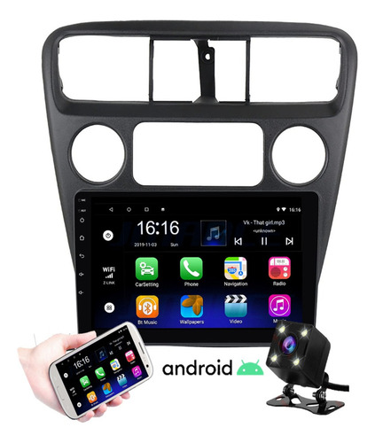 Autoestereo Android Carplay Honda Accord 98-02 Gps Y Camara
