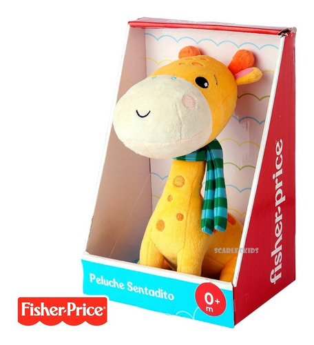 Imagen 2 de 7 de Fisher Price Peluche Sentado Animales Original Scarlet Kids