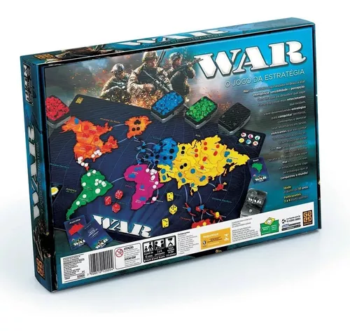 JOGO TABULEIRO MESA WAR 2 GROW ORIGINAL NOVO ESTRATÉGIA