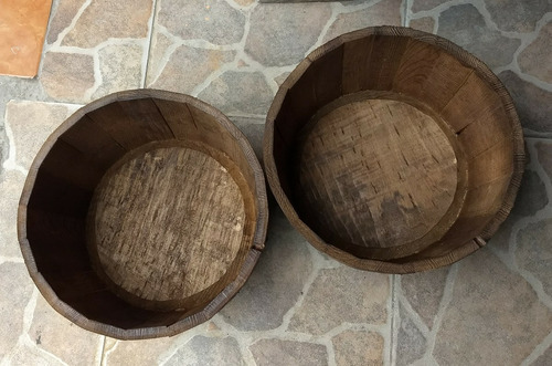 Imagen 4 de 4 de Maceta Mini De Barrica