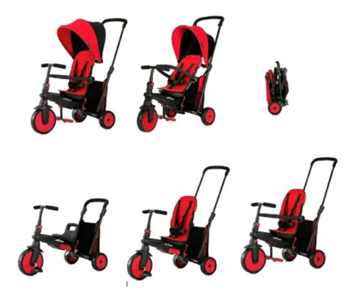 Imagen 3 de 10 de Coche Triciclo P/ Bebés/ Tres En Uno / De Original Smartrike