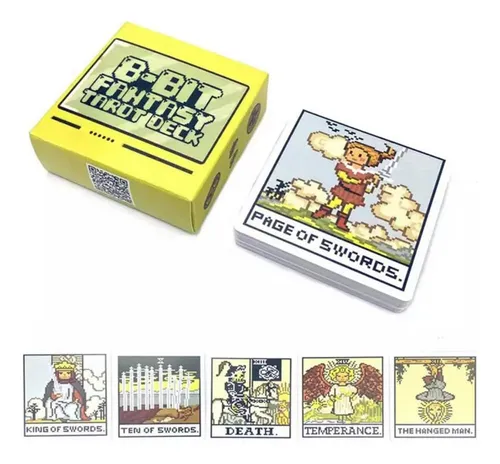 Cartas De Tarot 8 Bits Pixel