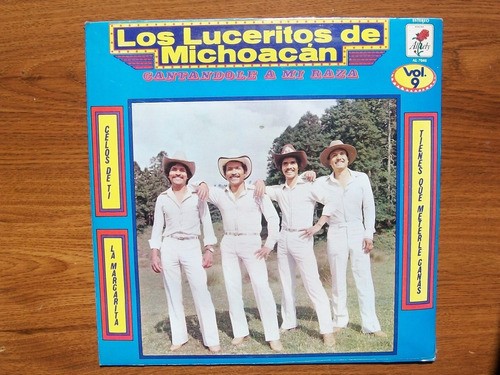 Los Luceritos De Michoacán. Vol. 9. Disco Lp Alhely 1982
