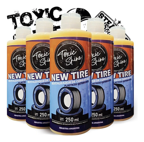Toxic Shine | New Tire | Acondiciona Cubierta Plastico 250ml