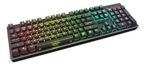 Teclado Semi Mecanico Ozone Alliance Iluminado - Revogames Negro